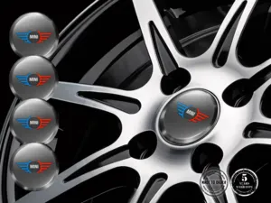 Mini Cooper Wheel Decals Style Silicone Badge Upgrade